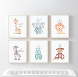 Safari Animals Cute Set