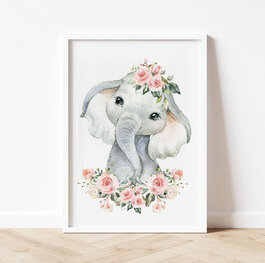 Flower Baby Elephant