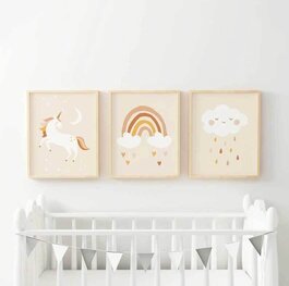 Beige Unicorn Set