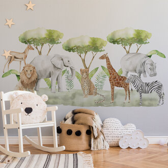 Jungle Animals and Trees