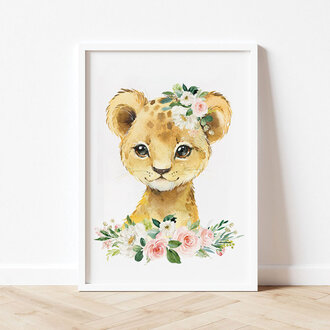 Flower Baby Tiger