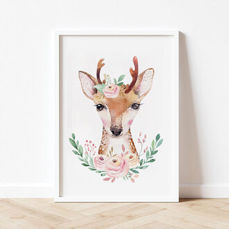 Flower Boho Deer