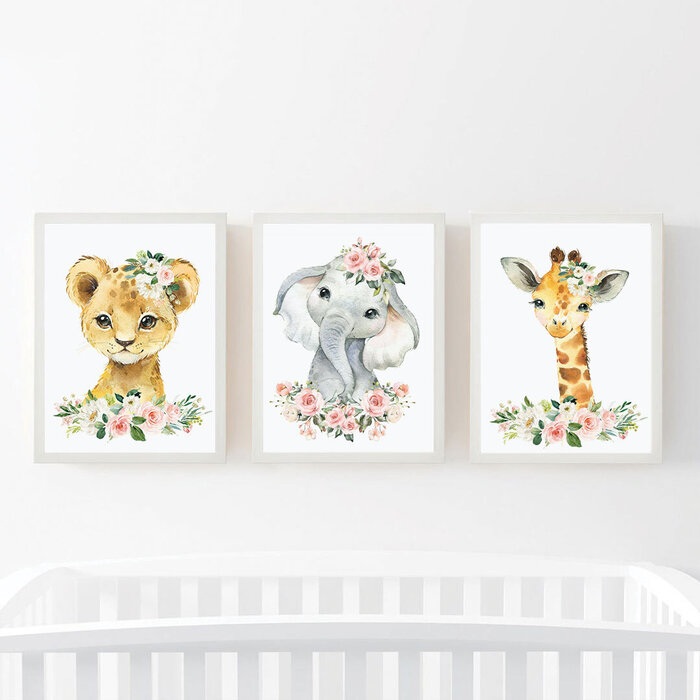 Flower Animals Set