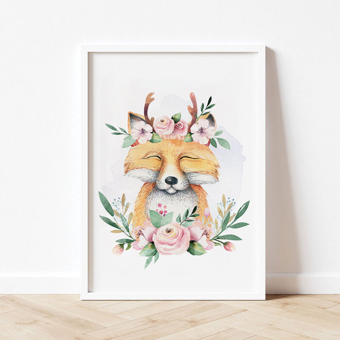 Flower Boho Fox